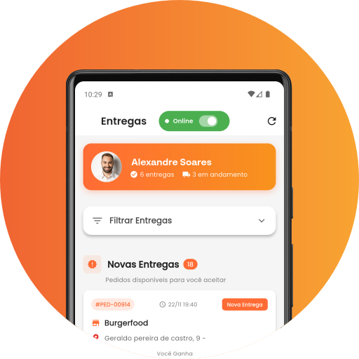 App Entregador