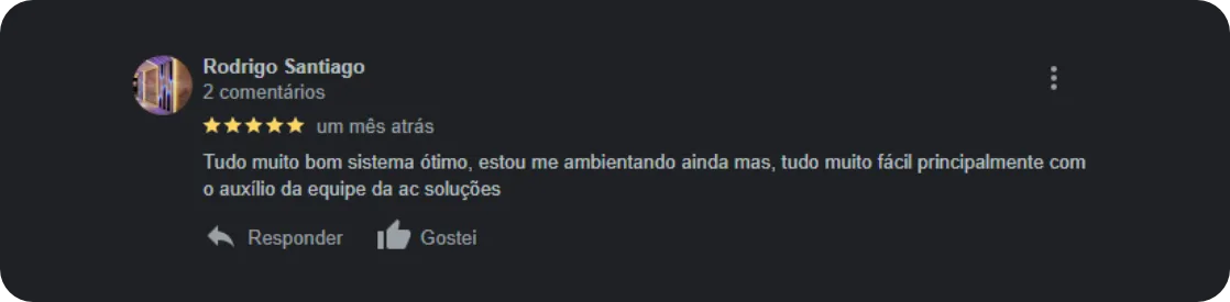 Avaliação Google