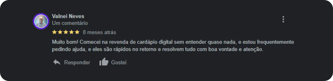 Avaliação Google